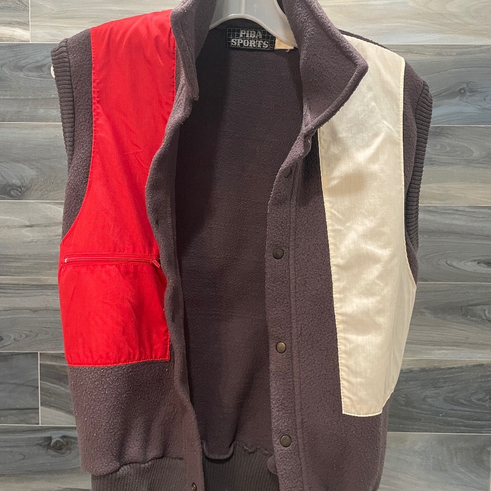 Vintage Moto Racer Style Vest